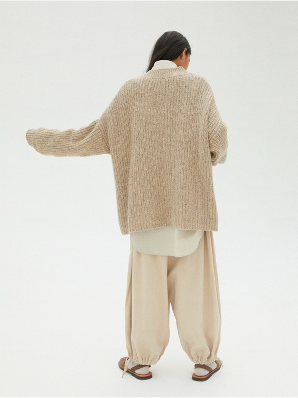 MONICA CORDERA Chunky Wool Cardigan (see measurements) - Picture 5 of 16
